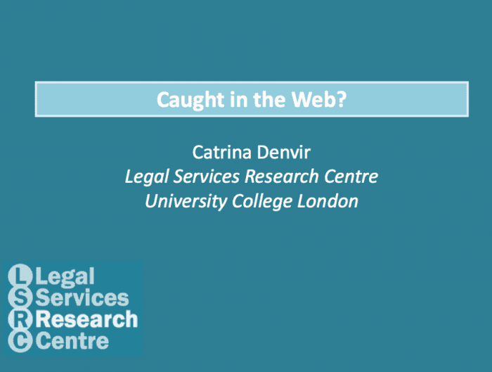 Catrina Denver - Legal Self-Help in the UK
