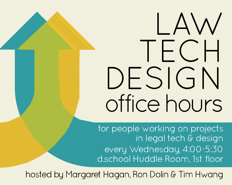 Law Tech Design office hour posters 3