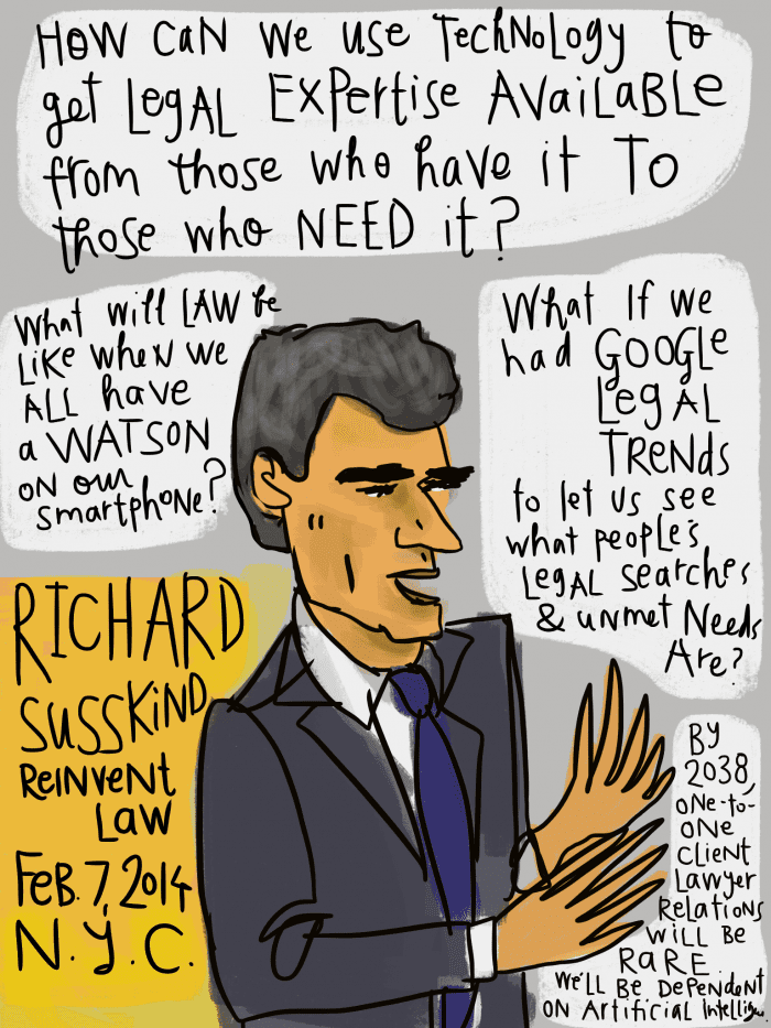 Reinvent Law - Richard Susskind - access and tech