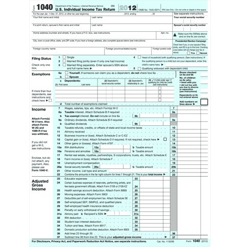 1040 form