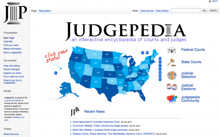 Open Law Lab - Judgepedia