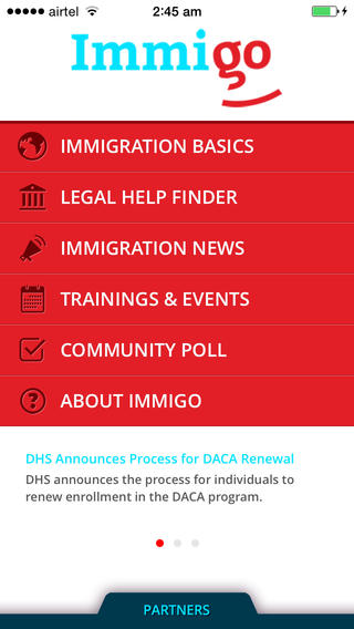 Resource sharing - Immigo - Immigration Advocates Resouce Sharing app 1