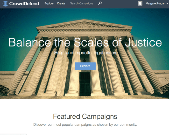 CrowdDefend & Crowdfunding legal cases Open Law Lab